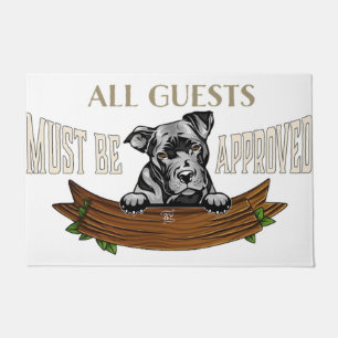 Welcome Pet Home Mat, Dog Dad Mom gift Doormat