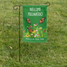 Welcome Pollinators Garden Flag