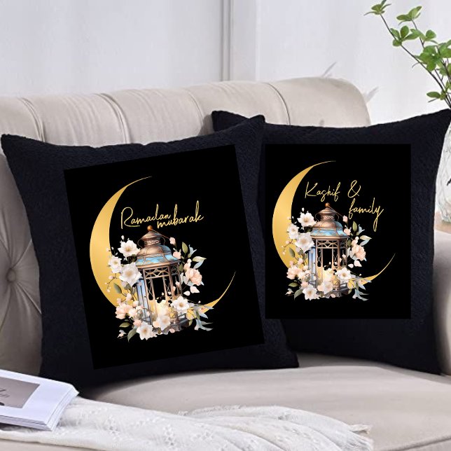 Welcome Ramadan Decor Throw Pillow (Creator Uploaded)