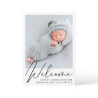 Welcome Script Photo Birth