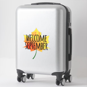 Welcome September Sticker
