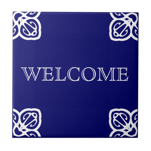 Welcome Sign Tile (Front)