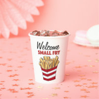 Welcome Small Fry French Fries Foodie Baby Shower
