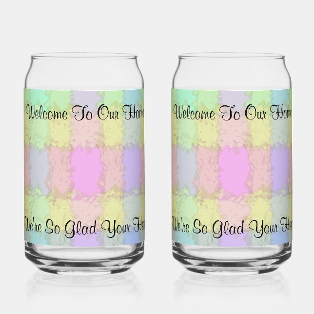Welcome Soda Glass (Front)