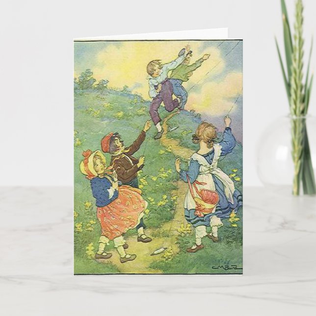 Welcome Spring! Card (Front)