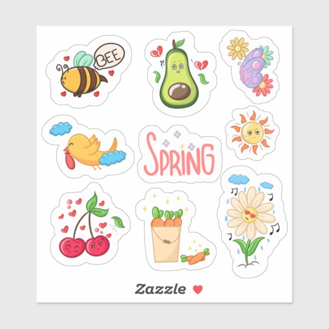 Welcome Spring elements set 1 planner  (Sheet)