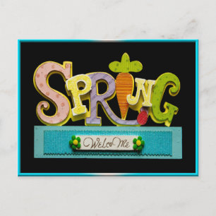 Welcome Spring Postcard