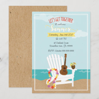 Welcome Summer Customizable Invitation