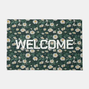 Welcome Summer Daisies Doormat