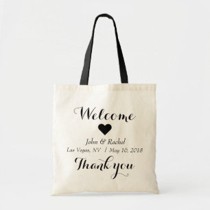 Welcome Thank you wedding bag