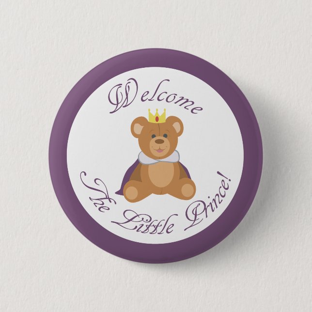 Welcome The Little Prince 2 Inch Round Button (Front)