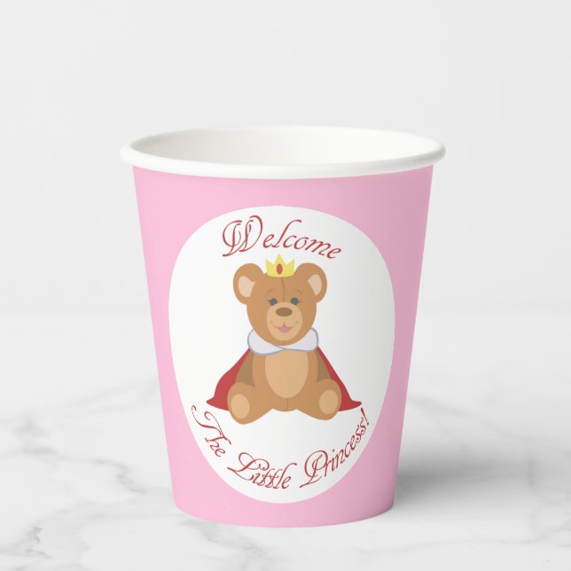 Welcome The Little Princess Paper Cup (Front)
