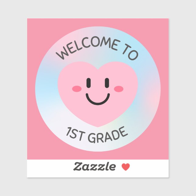 Welcome to 1st Grade back to school Small Size (Sheet)