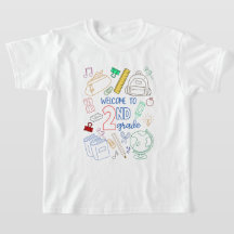 Welcome to 2nd Grade Shirt Doodle Back to School