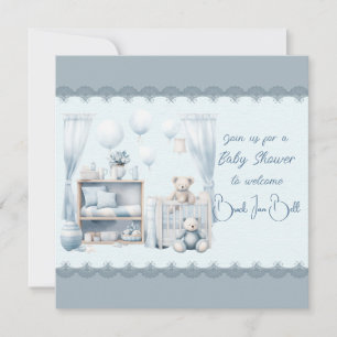 Welcome to a Baby Boy Shower Invitation