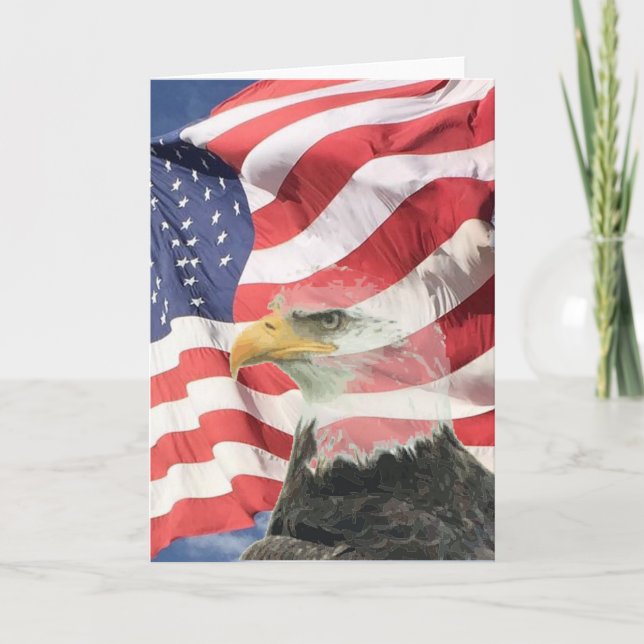 Welcome To A New United States Citizen Greetings Card (Front)