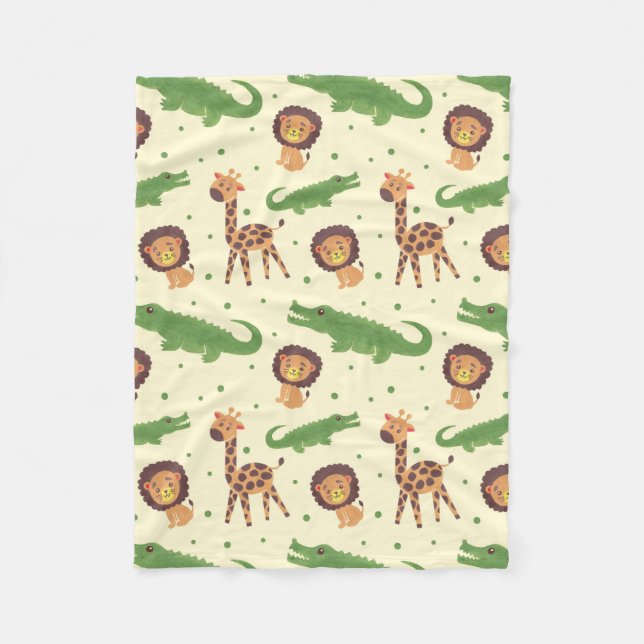 Welcome to Africa Fleece Blanket (Front)