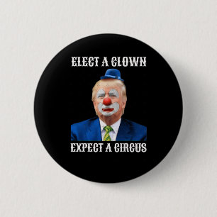 Welcome To America Clown 1 2 Inch Round Button