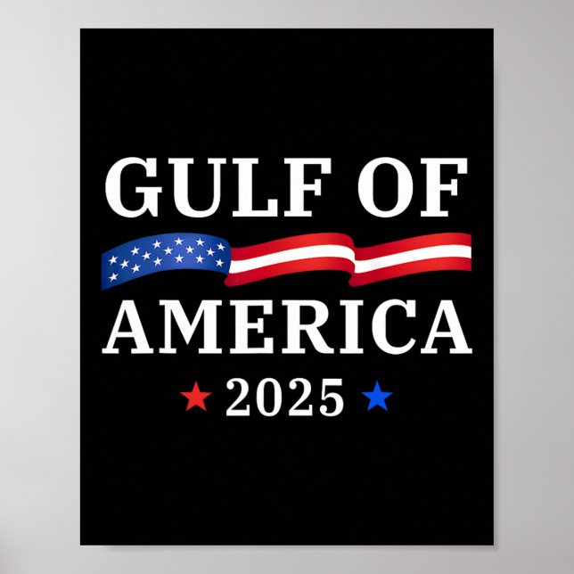 Welcome To America Gulf - Gulf Of Mexico 2025 3  Poster (Front)