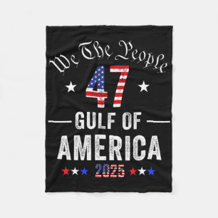 Welcome To America Gulf - Gulf Of Mexico 2025 4 Fleece Blanket