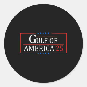 Welcome To America Gulf - Gulf Of Mexico 2025 7  Classic Round Sticker