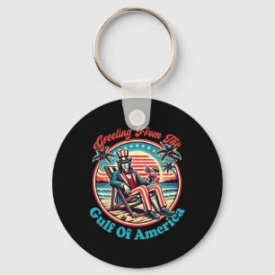 Welcome To America Gulf - Gulf Of Mexico 2025  Keychain