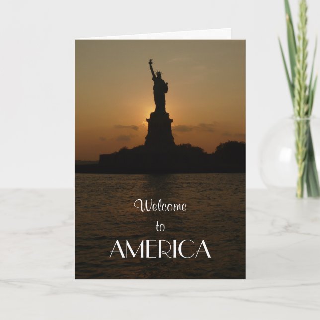 Welcome to America/Statue of Liberty+New Citizen Card (Front)