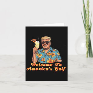 Welcome To America's Gulf - Funny Beach Cruise Card