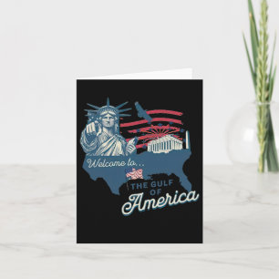 Welcome To America's Gulf Shirt Funny America's Gu Card