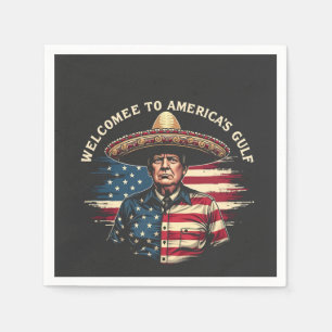 Welcome to America's Gulf Trump East Coast Napkin