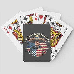 Welcome to America's Gulf Trump East Coast Playing Cards