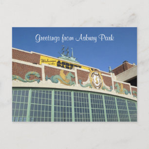 Welcome to Asbury Park NJ Postcard