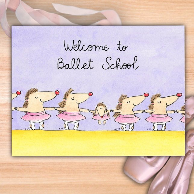 Welcome to Ballet School Postcard (Creator Uploaded)