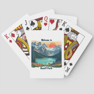 Welcome to Banff National Canadian Park Playing Cards