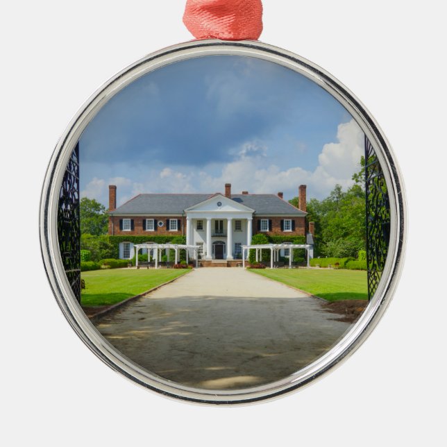 Welcome To Boone Hall Metal Ornament (Front)