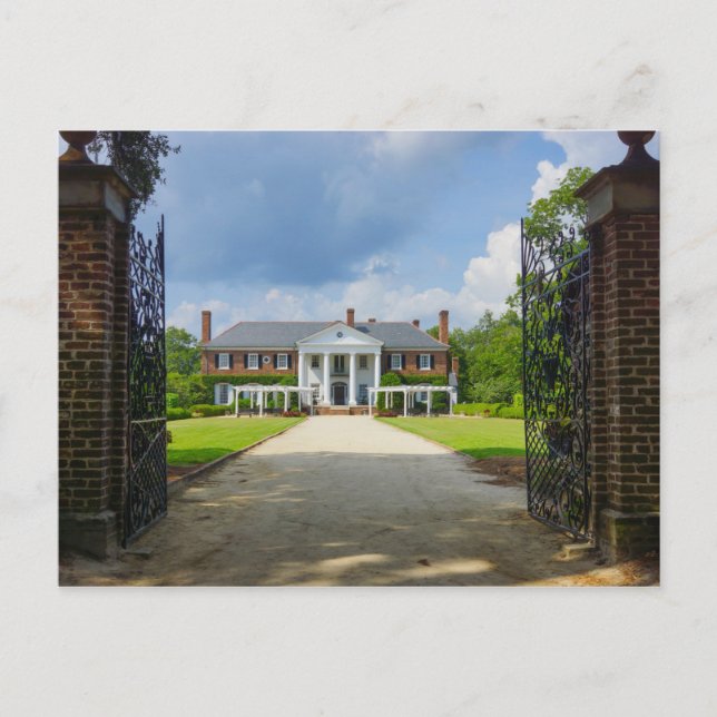 Welcome To Boone Hall Postcard (Front)