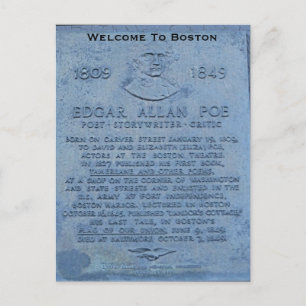 Welcome To Boston Postcard