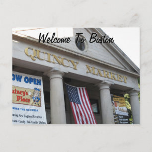 Welcome To Boston Postcard