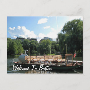 Welcome To Boston Postcard
