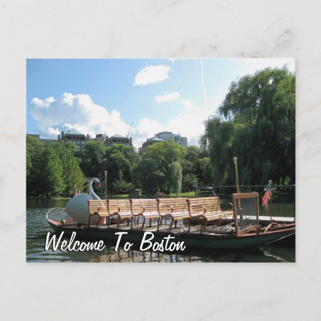 Welcome To Boston Postcard (Front)