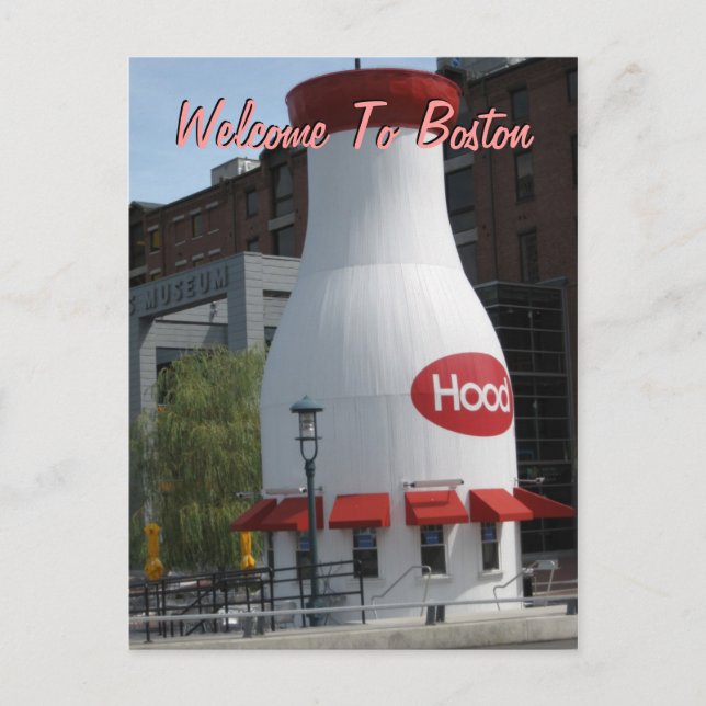 Welcome To Boston Postcard (Front)