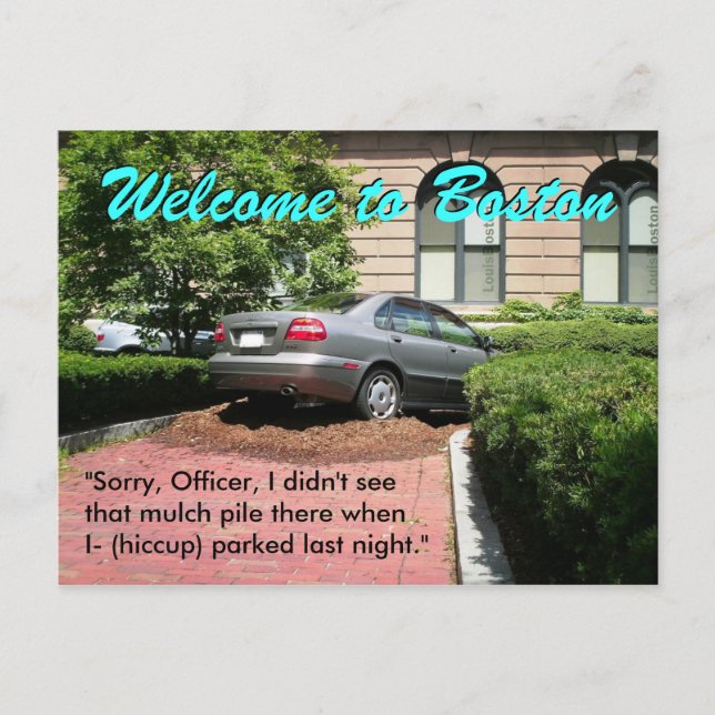 Welcome to Boston Postcard (Front)