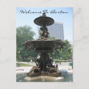 Welcome To Boston Postcard