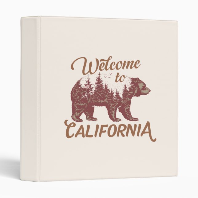 Welcome to California Bear Binder (Front/Spine)