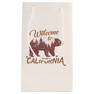 Welcome to California Bear Forest Small Gift Bag