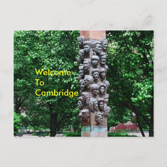 Welcome To Cambridge Postcard (Front)
