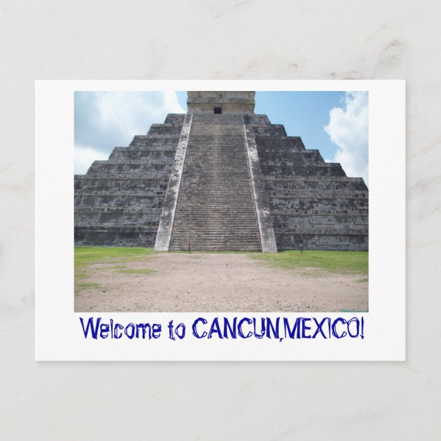 Welcome to Cancun,Mexico postcard. Postcard (Front)