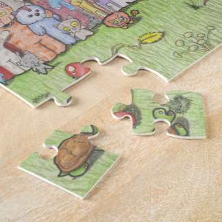 Welcome to Cat Town Jigsaw Puzzle