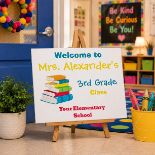 Welcome to Class Back to School Postcard
