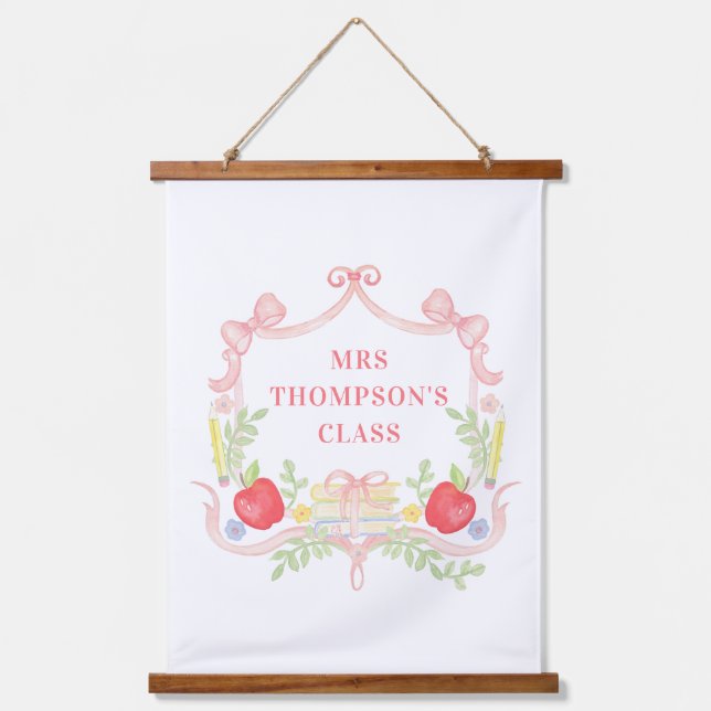 Welcome to Class | Classroom Hanging Tapestry (Front)